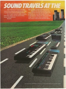 Vintage 2-Page Ad Yamaha - Sound Travels At The Speed Of Yamaha - Oct 1987 - Picture 1 of 10