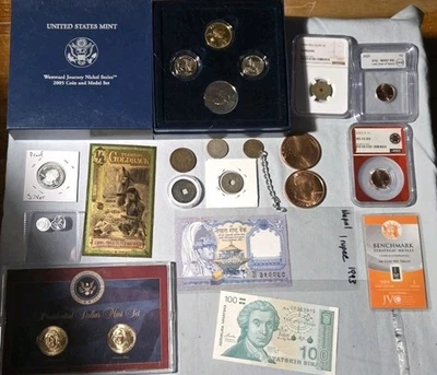 Big Lot Of Coins - Slabs - Gold - Silver -  Copper - Image 1 of 4