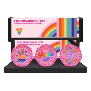 A Celebration of Love LGBTQ Pride Month Colour Coin Box Set 2025 Limited Edition - Bild 1 von 7