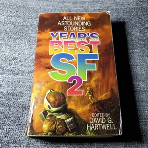 Year's Best SF 2 David G. Hartwell 1997 First Printing Sci-Fi HarperPrism - Picture 1 of 9
