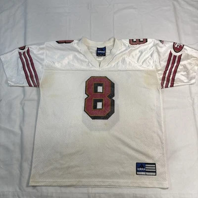 Adidas San Francisco 49ers Steve Young Jersey White Large Vintage - Image 1 of 4