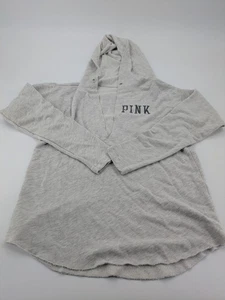 VICTORIA'S SECRET PINK Women's Size Small Grey NFL Chicago Bears Quarter Hoodie - Picture 1 of 8