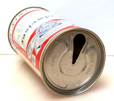 **Tough c. 1960s BUDWEISER "Tab Top" S/S beer can from NEWARK, NJ - Image 1 of 4