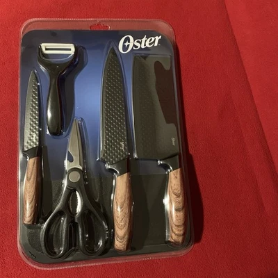 Juego de cuchillos Oster Gunderson 6 piezas de cubiertos de acero inoxidable negro Foto 1 de 4