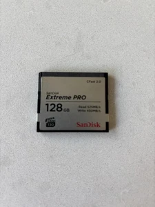 SanDisk Extreme PRO 128GB CFast 2.0 Memory Card 4K Video High Speed 525MBs - Picture 1 of 2