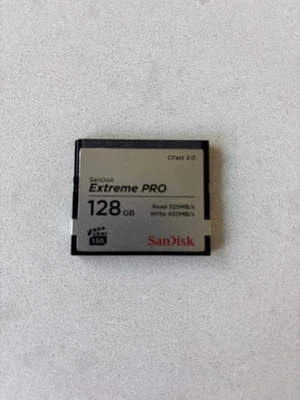 SanDisk Extreme PRO 128GB CFast 2.0 Memory Card 4K Video High Speed 525MBs - Image 1 of 2