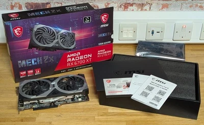 MSI Radeon RX 6700 XT MECH 2X OC 12GB GDDR6 Graphics Card - Image 1 of 4