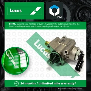 High Pressure Petrol Fuel Pump fits AUDI S3 8P1, 8PA 2.0 06 to 13 Lucas Quality - Picture 1 of 2