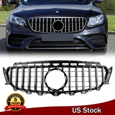 Grill Front Bumper Grille For 2016-2020 Mercedes Benz W213 E300 E400 E500 E550 Foto 1 de 4