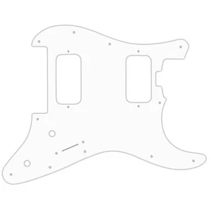US CUSTOM PICKGUARD für CHARVEL® Pro-Mod So-Cal Style 1HH FR® 3Ply PG WHITE WBW - Bild 1 von 1