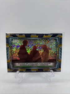 2024 Chrome Hyperspace Star Wars #GE-20 Anakin And Padme Wedding Gold Dust /50 - Picture 1 of 2