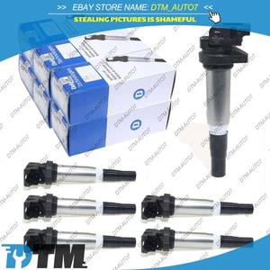 6Pcs OEM Delphi Ignition Coils for BMW 135i 335i Z4 325i 535i X6 X3 12138647689 - Picture 1 of 6