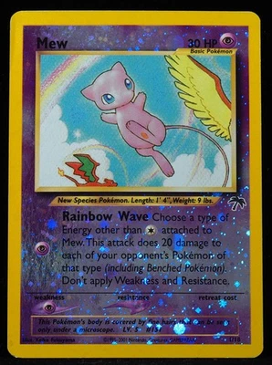 Mew #1 Damaged Pokemon Card - Image 1 of 3