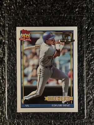 1991 Topps Desert Shield #164 Edgar Diaz NM - Image 1 of 2