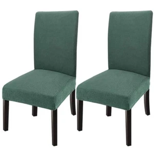 Chair Covers for Dining Room Set of 2 Stretch Parson Chair Slipcover Removabl... - Picture 1 of 7