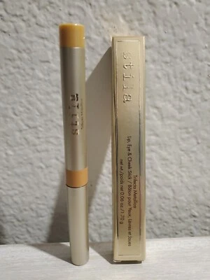 🆕️🔥 Stila Trifecta Metallica Lip, Eye & Cheek Stick - Gold (Glittery 24K Gold) - Image 1 of 3