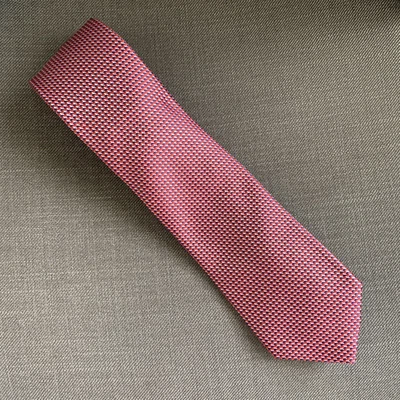 Corbata para hombre Perry Ellis Geométrica Gaines Mini Clásica Roja Nueva con Etiquetas Foto 1 de 3