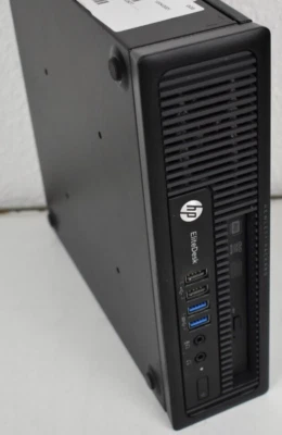 HP Elitedesk 800 G1 USDT i7-4790S @ 3.20GHz 8GB RAM 128GB SSD Win 10 Pro + Adapt - Image 1 of 4