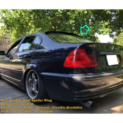 ShSpd 229VO Rear Window Roof Spoiler Wing Fits 1999~2005 BMW 3 seires E46 Sedan - Изображение 1 из 4