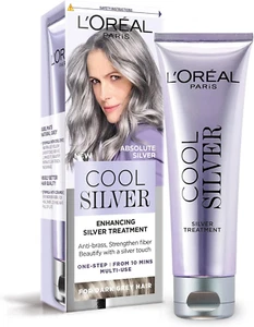 L'Oréal Cool Silver Semi-Permanent Colour Grey Hair Treatment 50ML w/ Ceramides - Picture 1 of 12