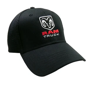 Dodge RAM Logo Black Baseball Hat Baseball Cap - Bild 1 von 3