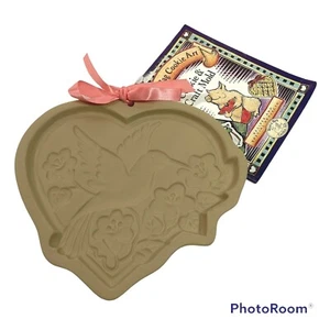 Bolso Marrón Molde para Galletas Colibrí Corazón Flores Libro de Recetas 1992 Diseño Colina Nuevo - Imagen 1 de 6