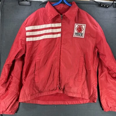 Vintage Matco Tools Jacket - Size L - Swingster Brand - Red Windbreaker Full Zip - Image 1 of 4