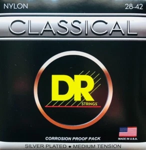 DR CN-M Nylon and Silver Plated Classical Guitar Strings; medium tension - Picture 1 of 3