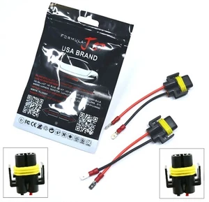 Conversion Wire H11 To H11B Two Harness Head Light Pigtail LED Halogen Bulb Plug - Picture 1 of 5