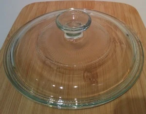 Vintage Pyrex G 5 C Blue Tint Glass Replacement Lid Corning Ware - Picture 1 of 5