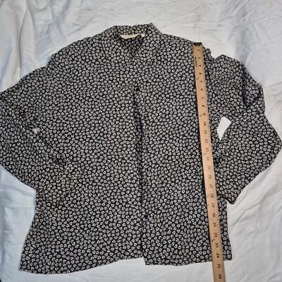 VTG BROOKS BROTHERS BUTTON UP LONG SLEEVE SHIRT MADE IN USA WITH AOP SZ 12 - Imagem 1 de 4