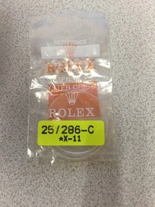 Rolex 25/286-C genuino con fecha cristal y junta parte-nuevo y sellado - Imagen 1 de 2