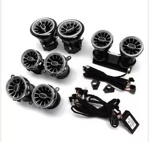 64 Colors Front Rear Air AC Vent LED Ambient Light 8PCS For Mercedes Benz E W213 - Picture 1 of 15