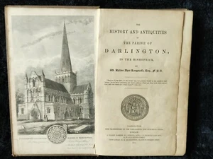 Darlington History Antiquities Parish County Durham Longstaffe 1854 - Picture 1 of 5