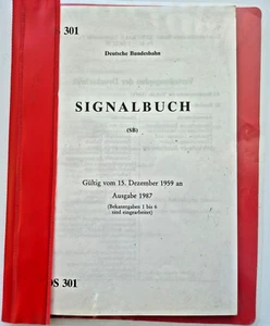 Signalbuch DS 301 Deutsche Bundestbahn Ausgabe 1987 in OVP/2506 - Bild 1 von 9