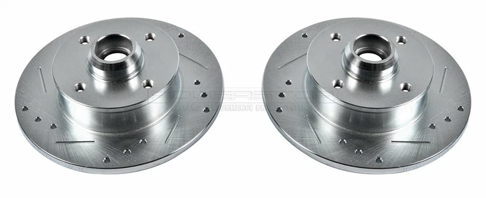 99-02 大众 Cabrio 后部 Evolution 钻孔和开槽转子电源停止器 - — 第 1/1 张图片