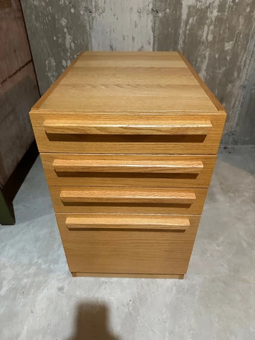 Scandinavian Modern Oak Filing Cabinet - Imported by Workbench from Denmark Cover