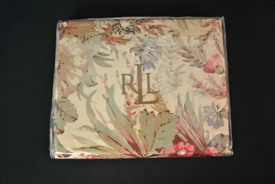 De Colección Ralph Lauren Jardín Costero Floral Ajustado Doble Sábana Flores 7525GW Foto 1 de 4
