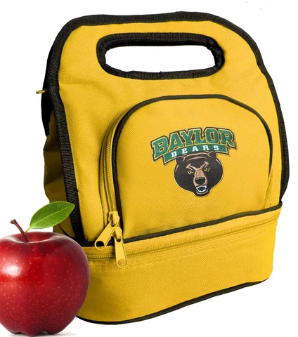 Baylor Lunchbox Lunch Bag BU BEARS Cooler Bags 2 SECTIONS! Cover