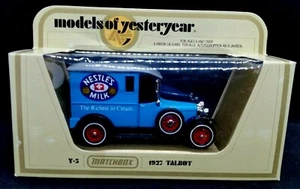 Models Of Yesteryear Matchbox Y-5 1927 Talbot Van - "Nestle's Milk" New in Box - Picture 1 of 7