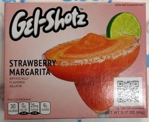 Gel-Shotz Strawberry Margarita Artificially Flavored Gelatin 90g BB: 08/26 New - Picture 1 of 3