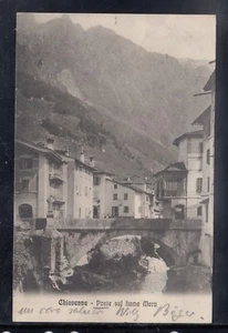 Cartolina Chiavenna Ponte sul Fiume Mera CC352 - Picture 1 of 1