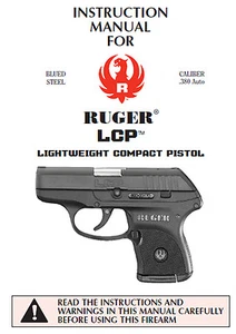 Ruger LCP 380 Auto Pistol Owners Instruction and Maintenance Manual - Picture 1 of 1