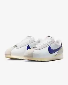 DZ2795-102 Nike Cortez Textile White Phantom Alabaster Deep Night (Women's) - Picture 1 of 8