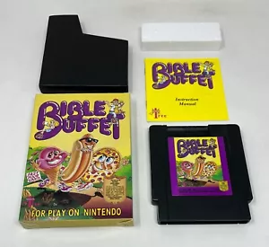 NES Nintendo - Bible Buffet - CIB Complete - CLEAN BOX / Tested - Picture 1 of 11