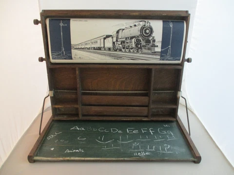 Antique 1913 Chautauqua Industrial Art Desk Lewis E Meyers Co (50) Cover