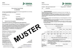 Gutachten CPO Lenker für Flach- und Touringlenker - Bild 1 von 6