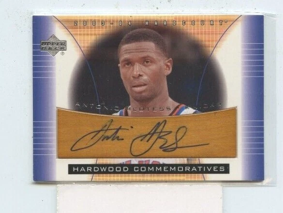 ANTONIO MCDYESS 2003-04 Upper Deck Hardcourt Commemoratives Auto Autograph AM-AF - Image 1 of 1