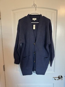 Aerie Blue Soft Knit Cardigan Size Small NWT - Picture 1 of 6