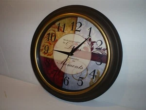 Beautiful 12" Inspirational Wall Clock - Picture 1 of 3